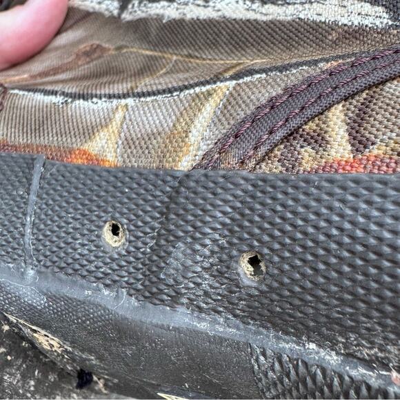 Ducks Unlimited Wading Shoe Men's 12 Multicolor Camo Lace Up Ankle Boots - Picture 10 of 15